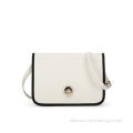 Luxury Crossbody Leather Bags For Women , White Cross Body